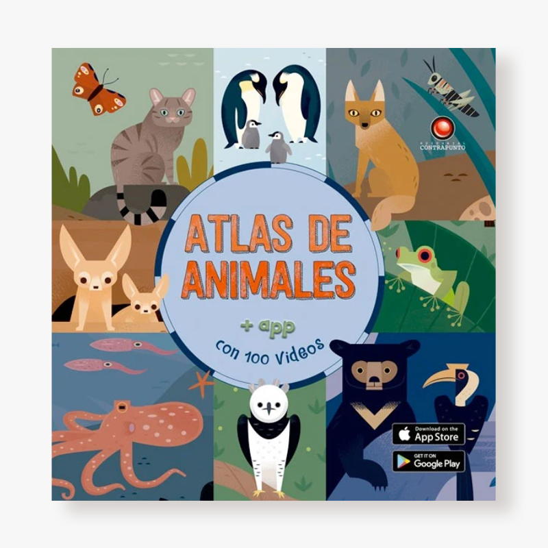 Atlas animado - Atlas de animales (con app)