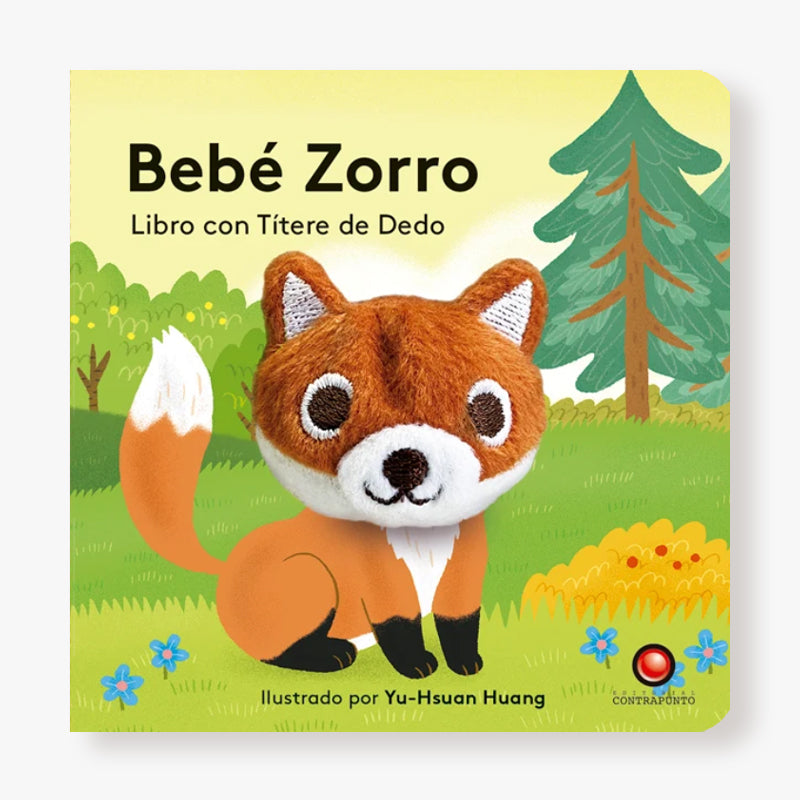 Bebé zorro - Libro con títere de dedo