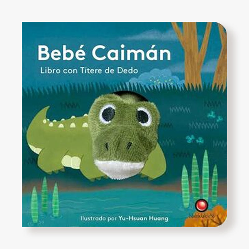 Bebé caimán - Libro con títere de dedo