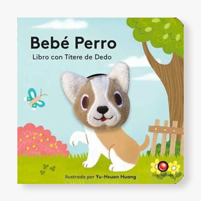 Bebé perro - Libro con títere de dedo