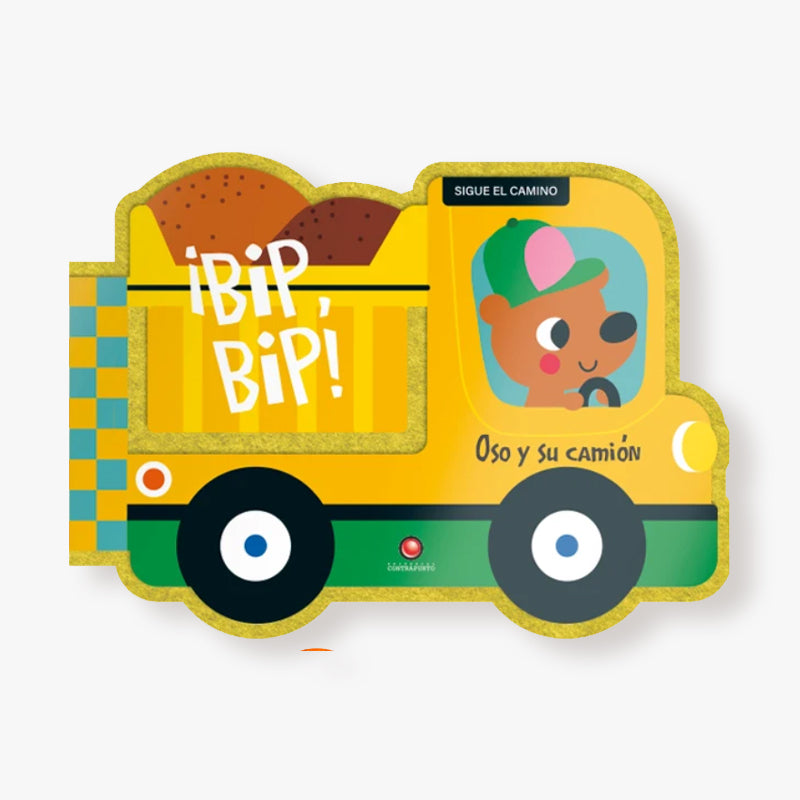 Sigue el camino - Oso y su camión. ¡Bip, bip!