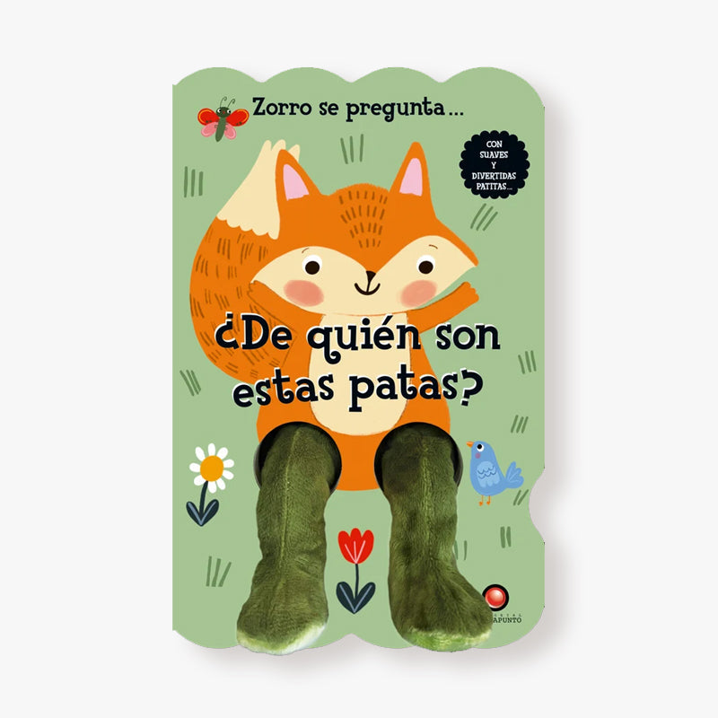 ¿De quién son estas patas...? Zorro se pregunta