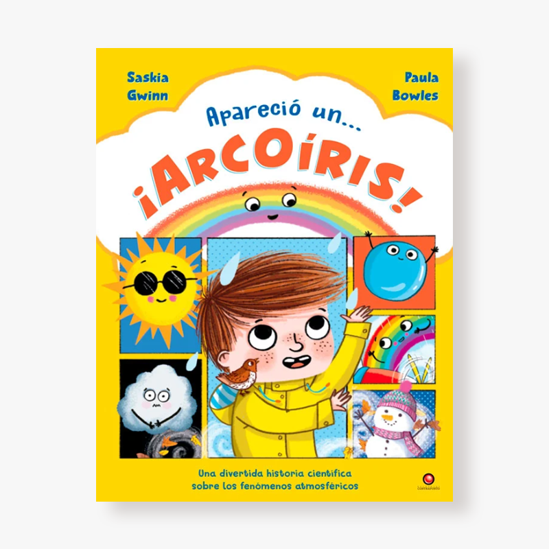 Apareció un... ¡arcoíris!