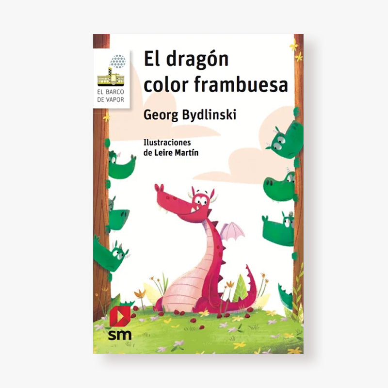 El dragón color frambuesa