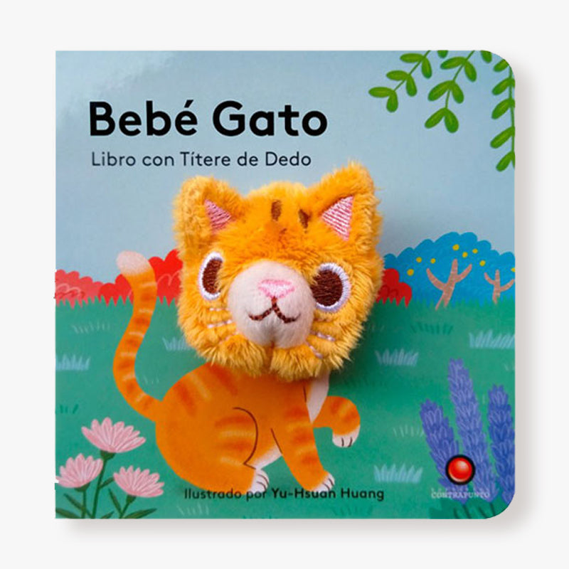 Libro con títere de dedo - Bebé gato