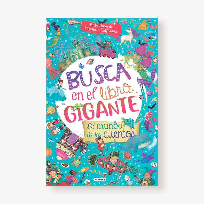 Busca en el libro gigante. El mundo de los cuentos