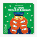 Cartero barba con bolsillos