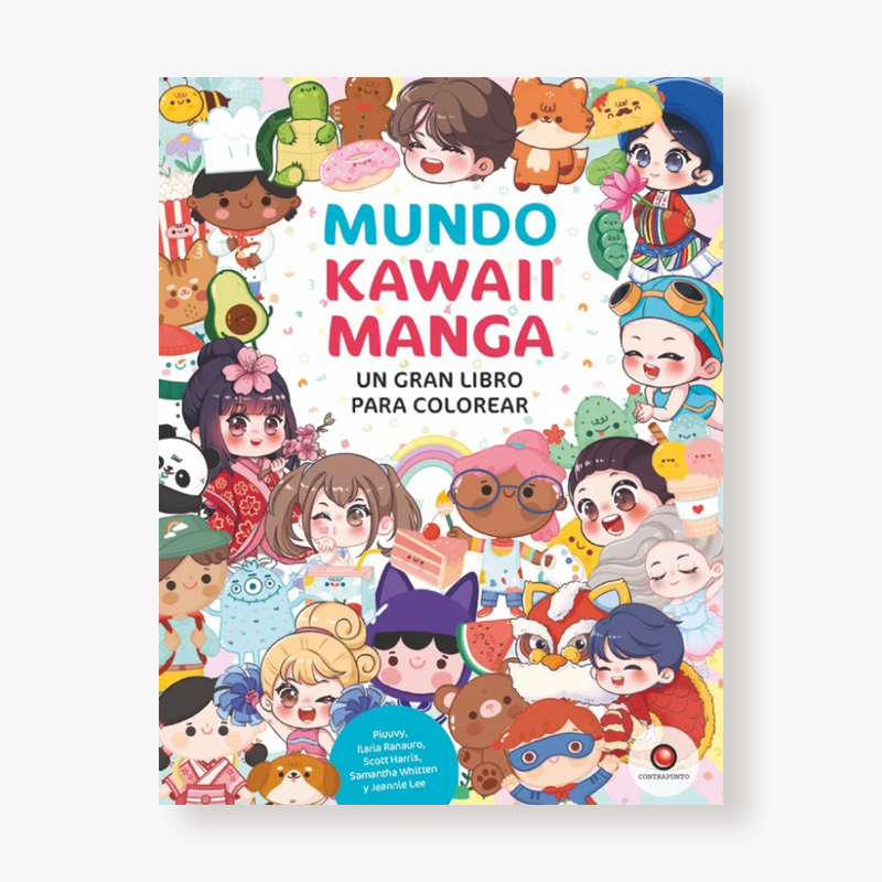 Mundo Kawaii Manga. Un gran libro para colorear